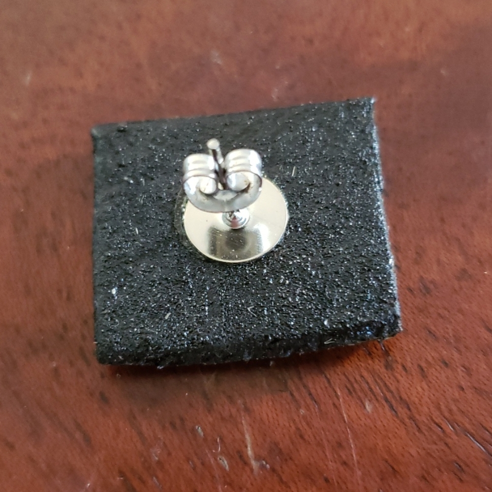 NWOT HANDCRAFTED "TILE"  EARRINGS - Picture 3 of 3